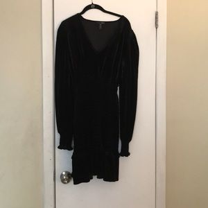 Aqua Velvet Dress Size L